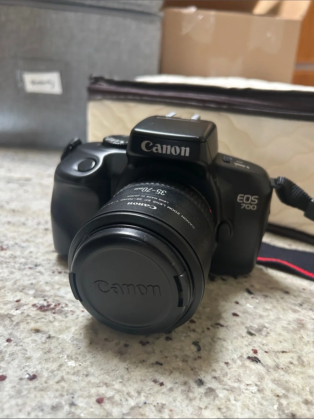 Canon EOS 700 DSLR Film Camera in Black with 35-70mm lens